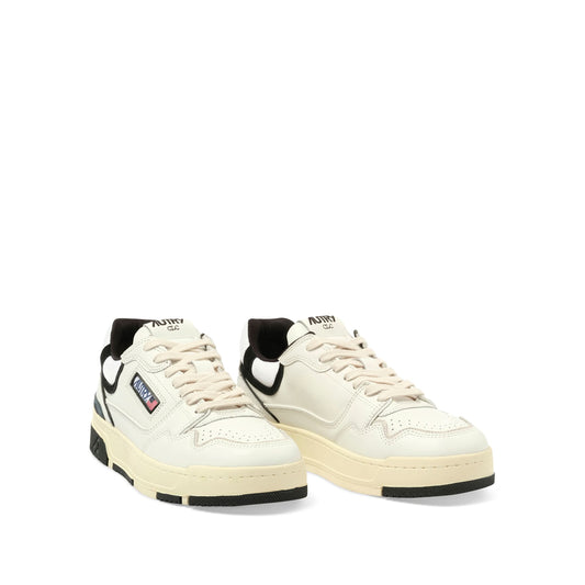 CLC Low Sneakers in White/Black