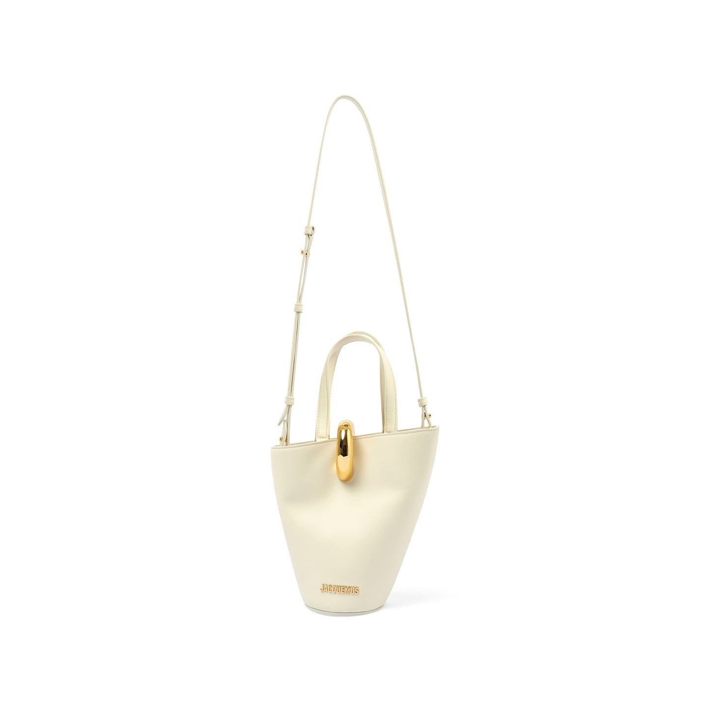 Le Petit Bambola Leather Bag in Light Ivory