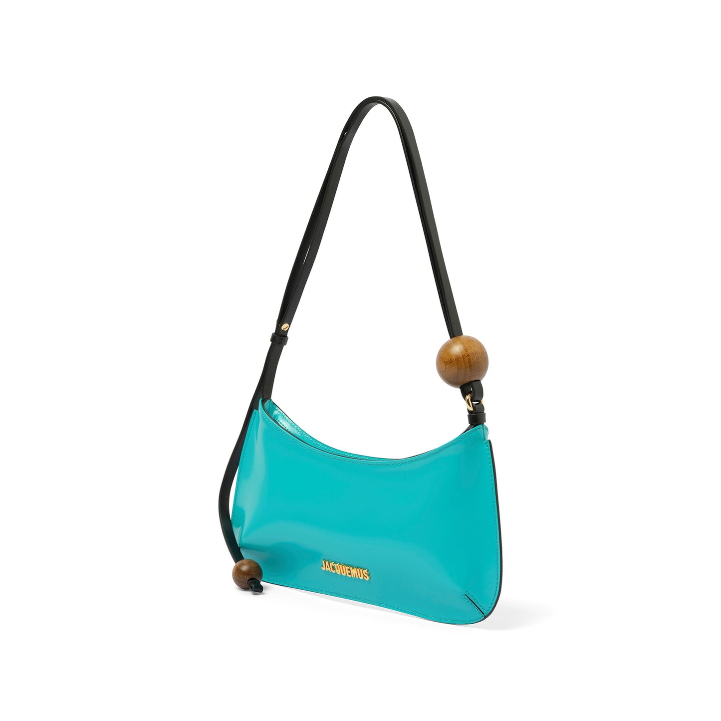 Le Bisou Perle Leather Bag in Turquoise