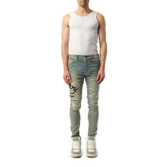 Amiri Hollywood Thrasher Jeans in Atiquie Indigo