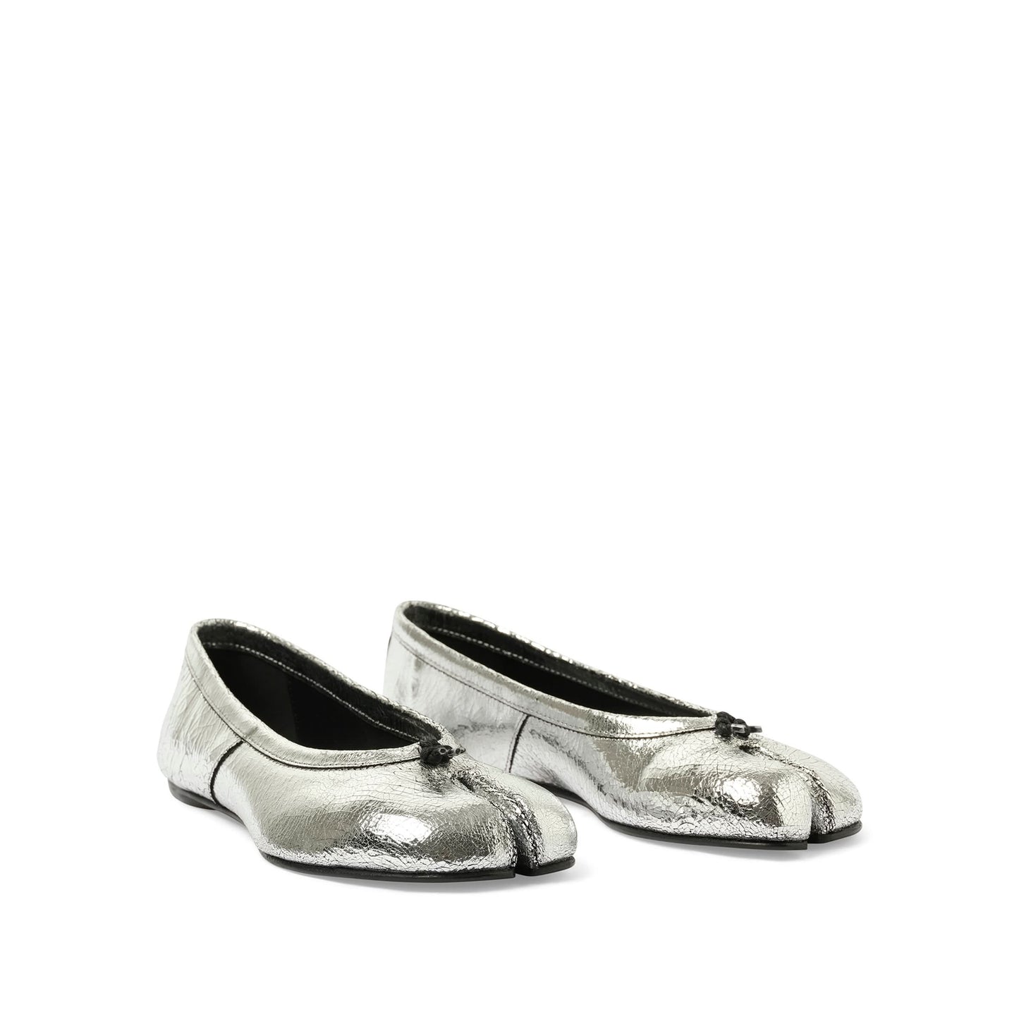 Tabi New Ballerina in Silver