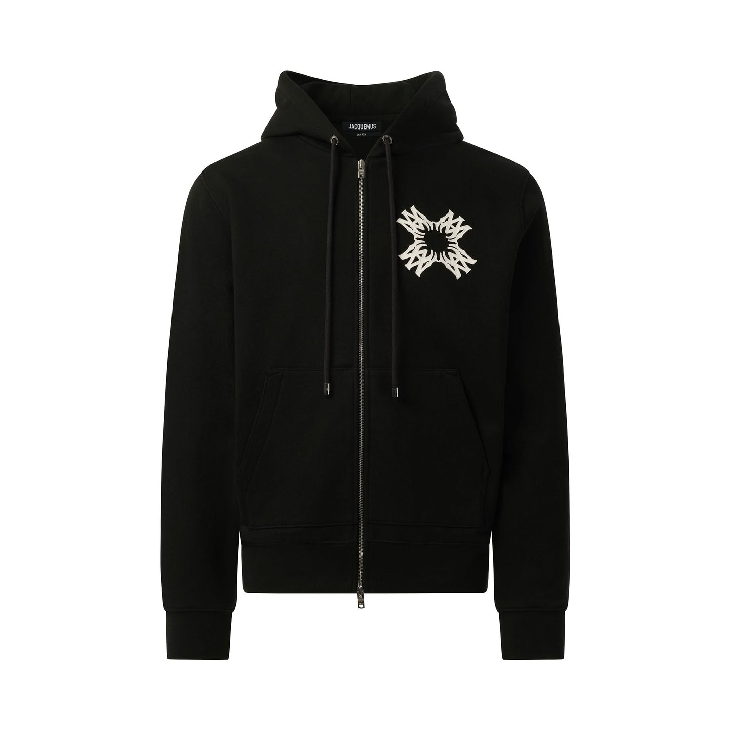 MA Quad Zip Up Hoodie in Black