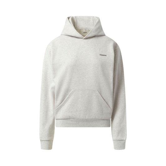 Horn Hoodie in Grey Melange