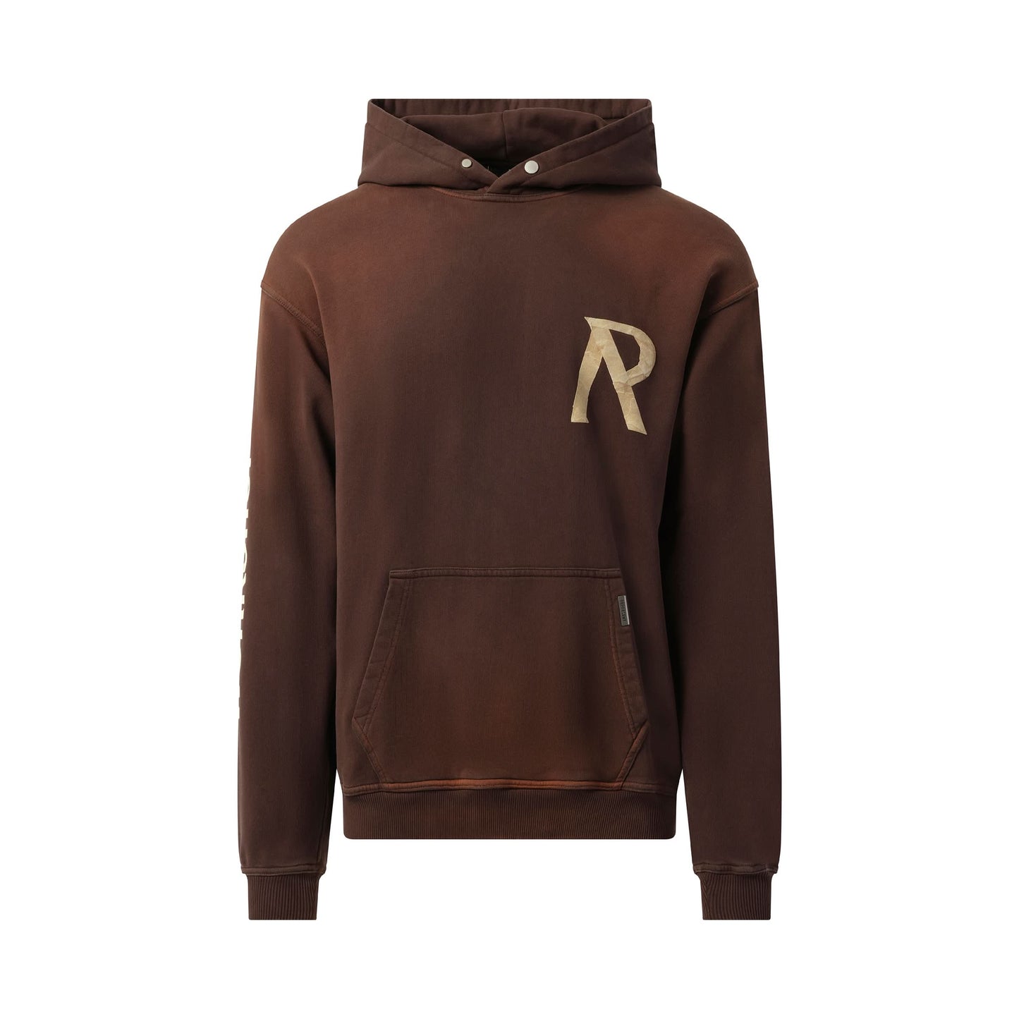 Masking Tape Initial Hoodie in Cedar