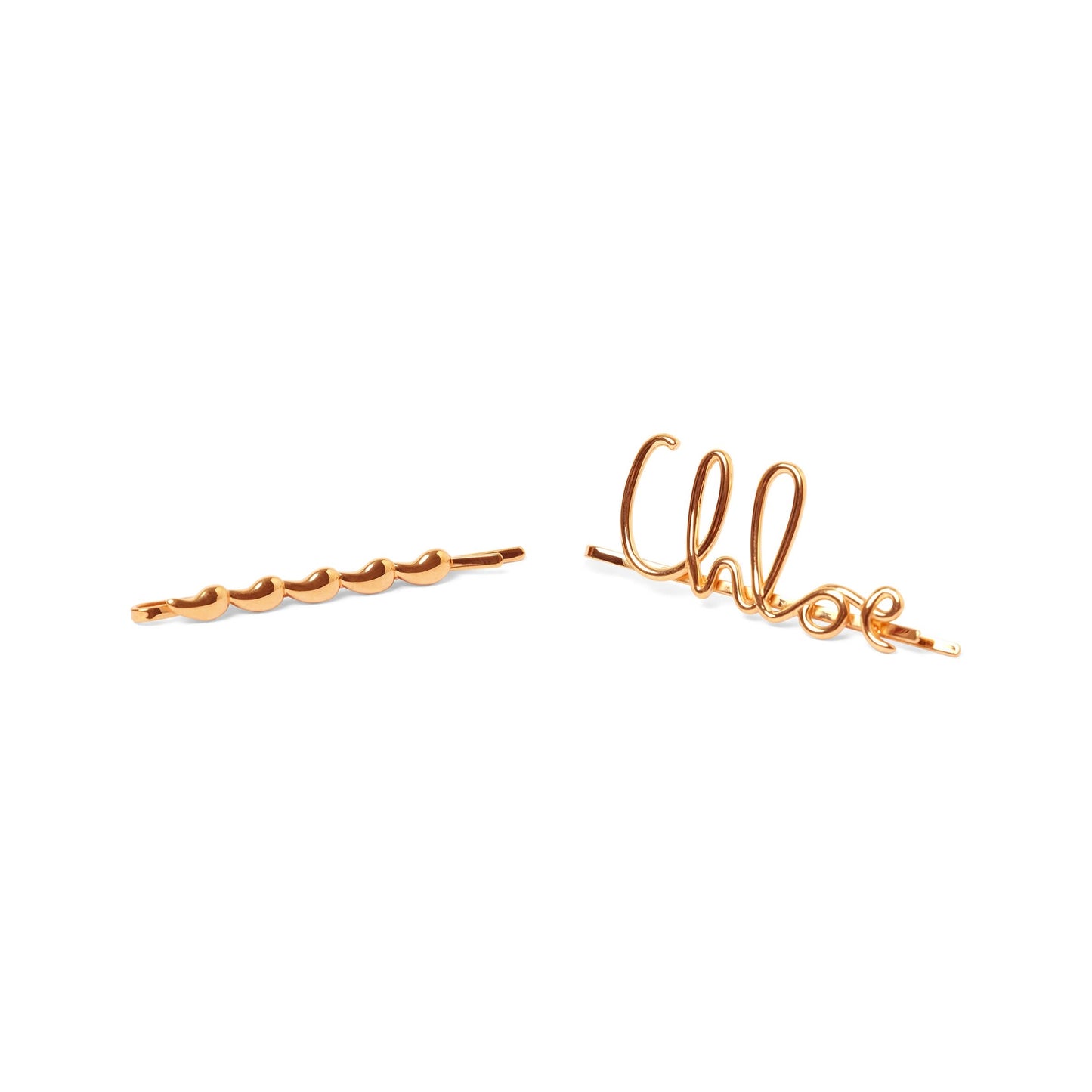 The Chloe Iconic Hair Clips in Vintage Gold