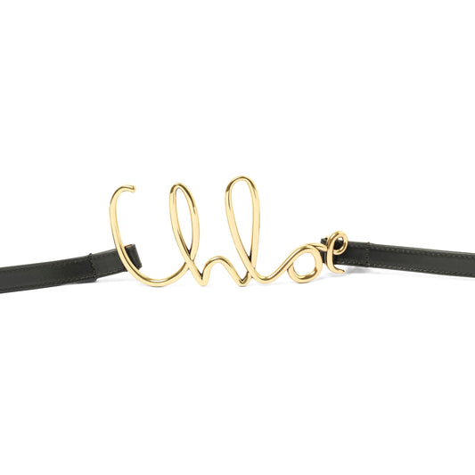 The Chloe Iconic Belt in Black