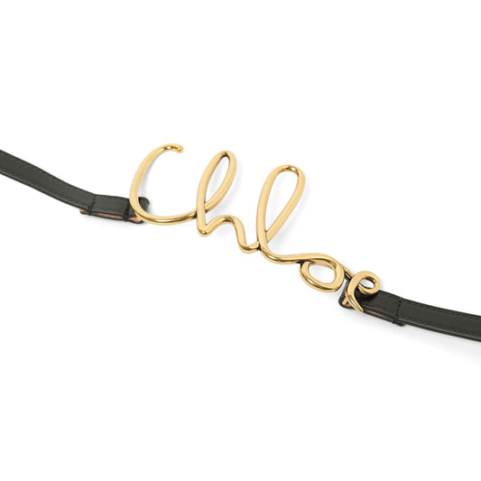 The Chloe Iconic Belt in Black