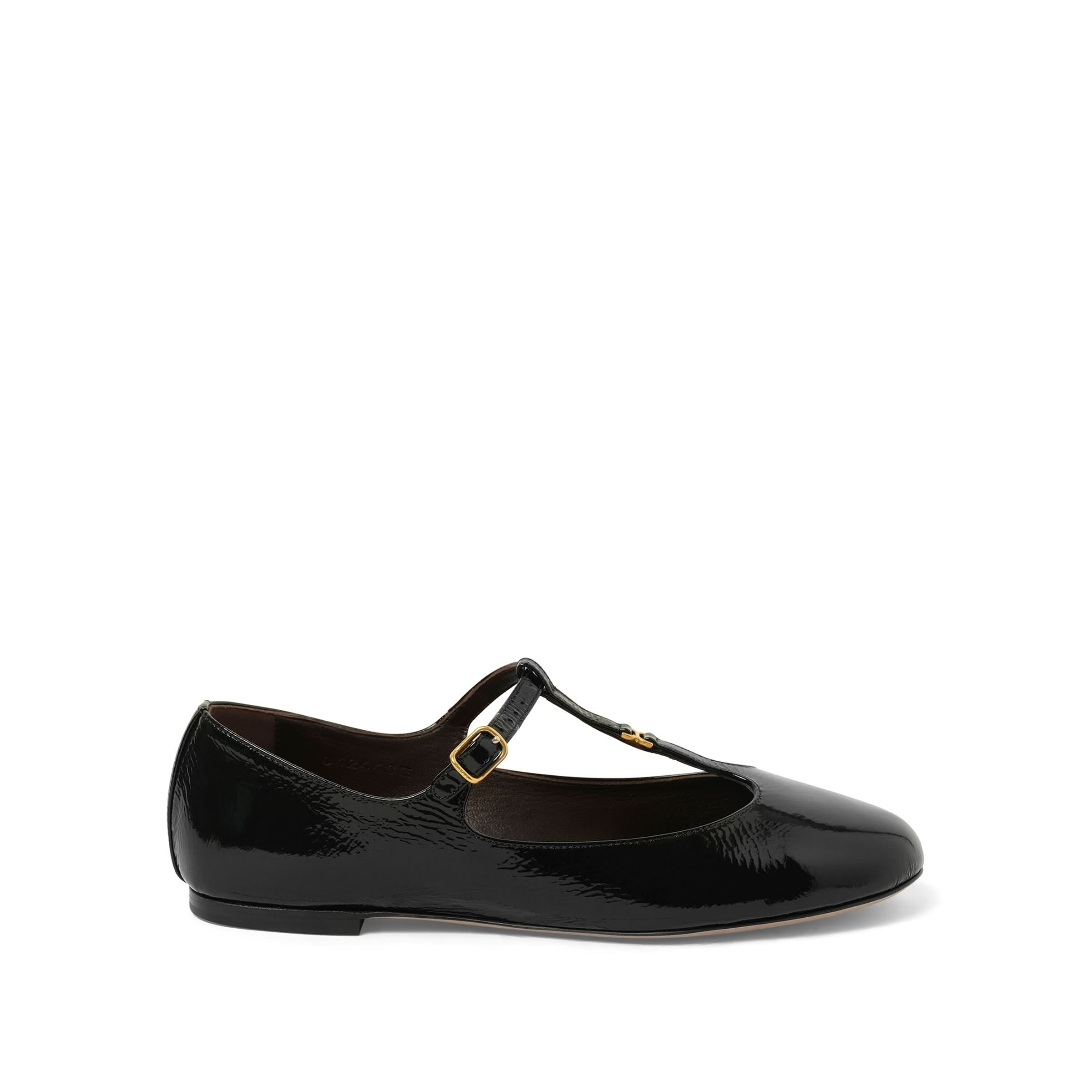 Marcie Flat Sandals in  Black