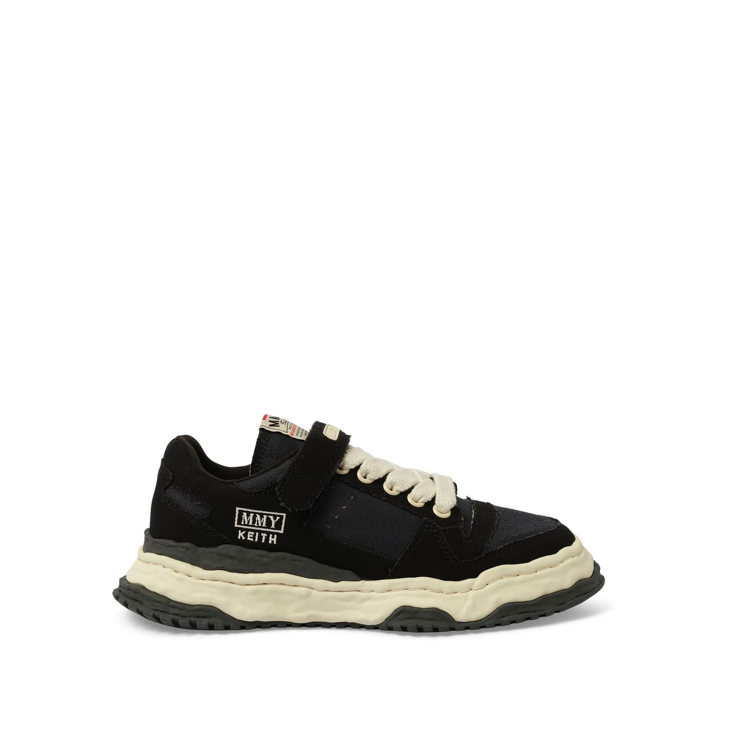 KEITH OG Low Top Sneaker in Black/White