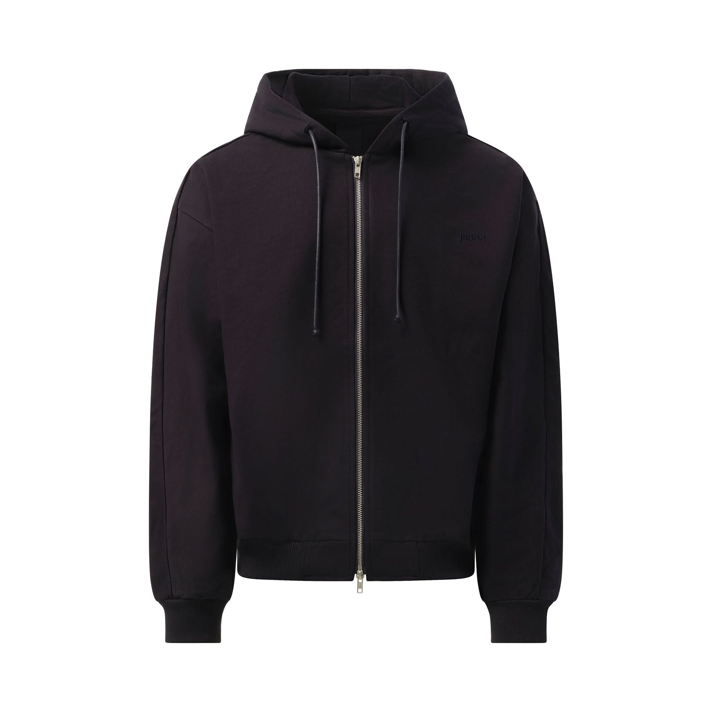 Essential Zip-Up Hoodie in Navy