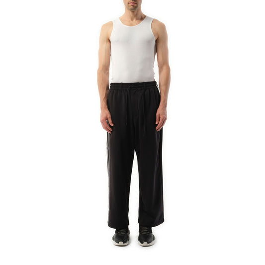 3 Stripe Wide Pants in Black