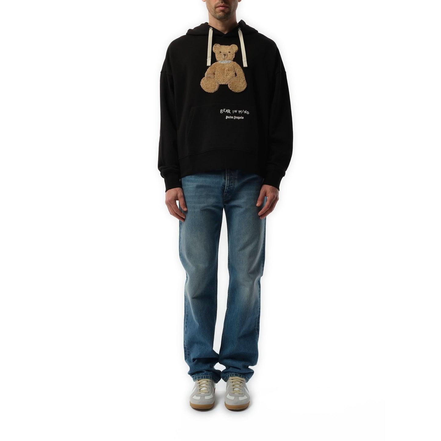 Bear in Mind Hoodie in Black/Brown