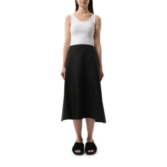 Midi Circle Skirt in Black