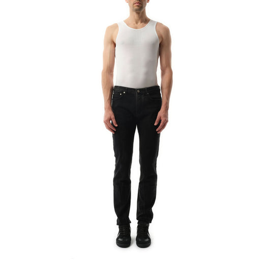 Slim Fit Jeans in Black/Grey