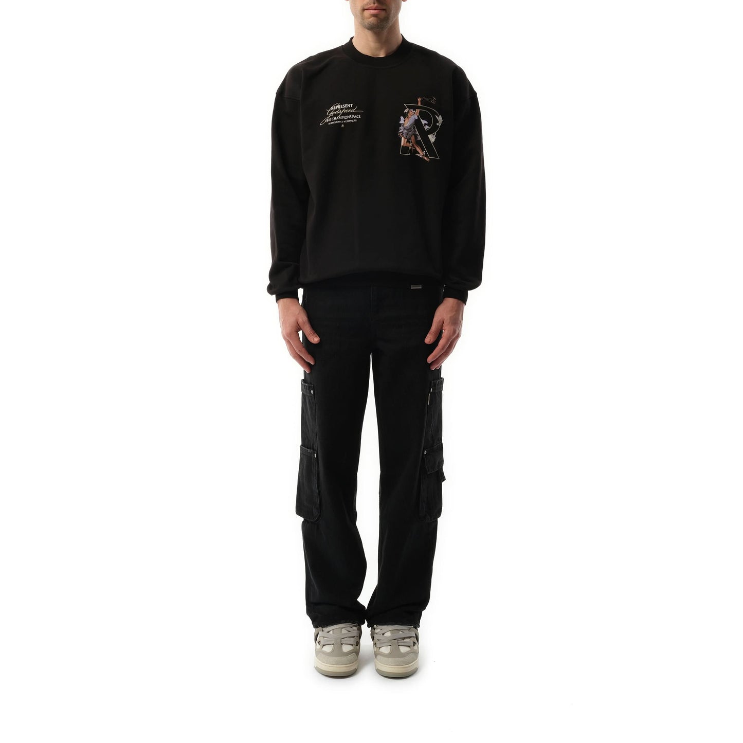 Hermes Sweatshirt in Jet Black