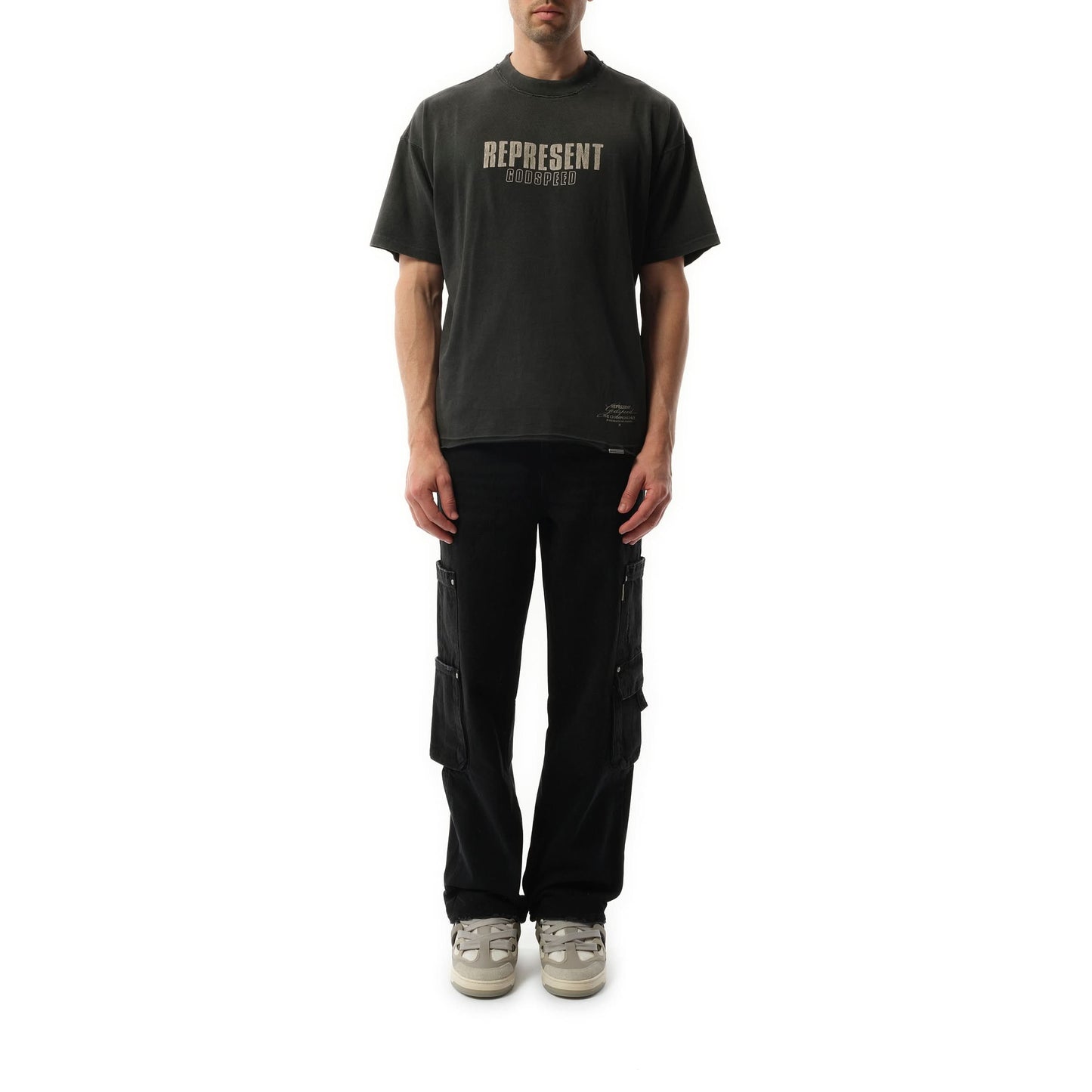 Godspeed T-Shirt in Aged Black