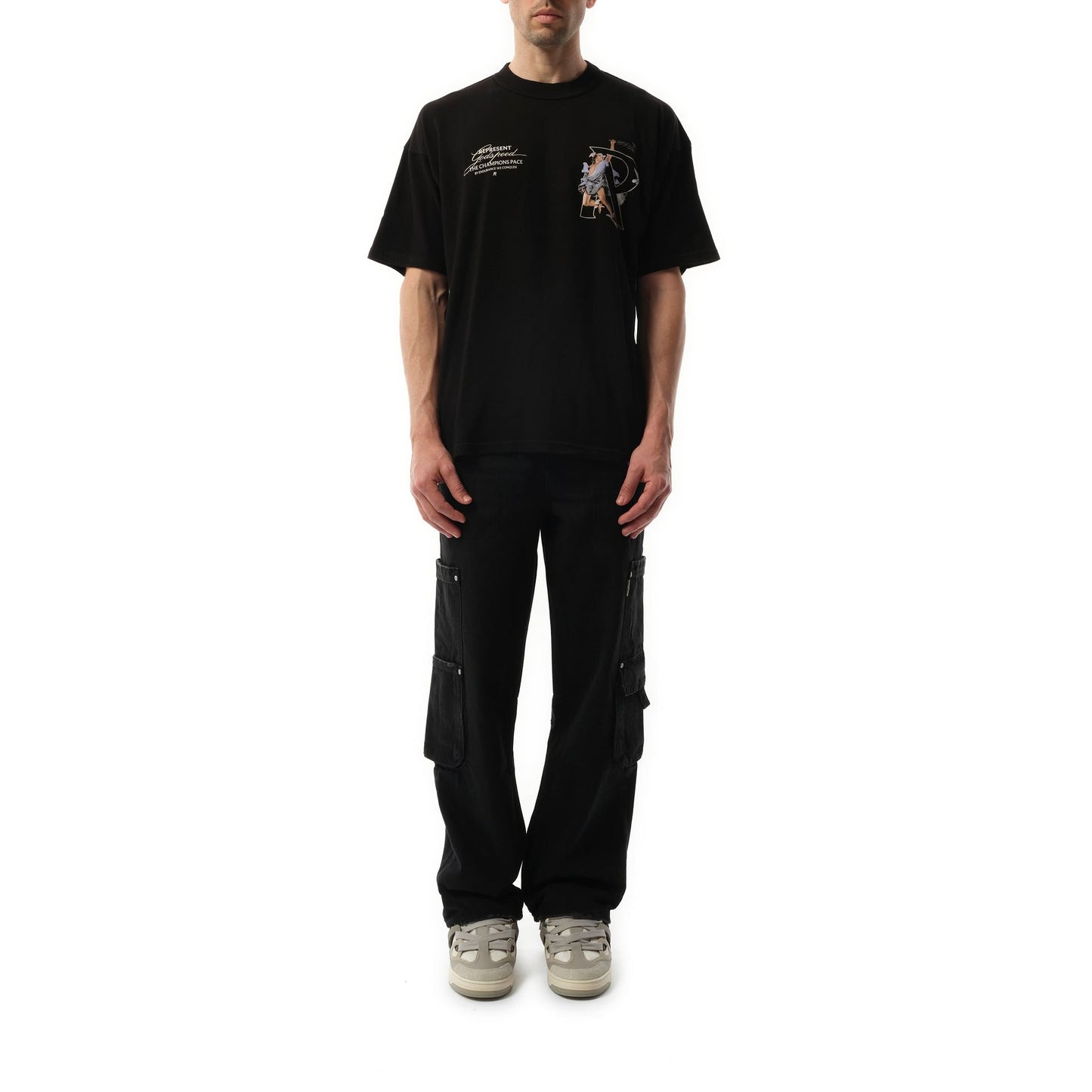 Hermes T-Shirt in Jet Black