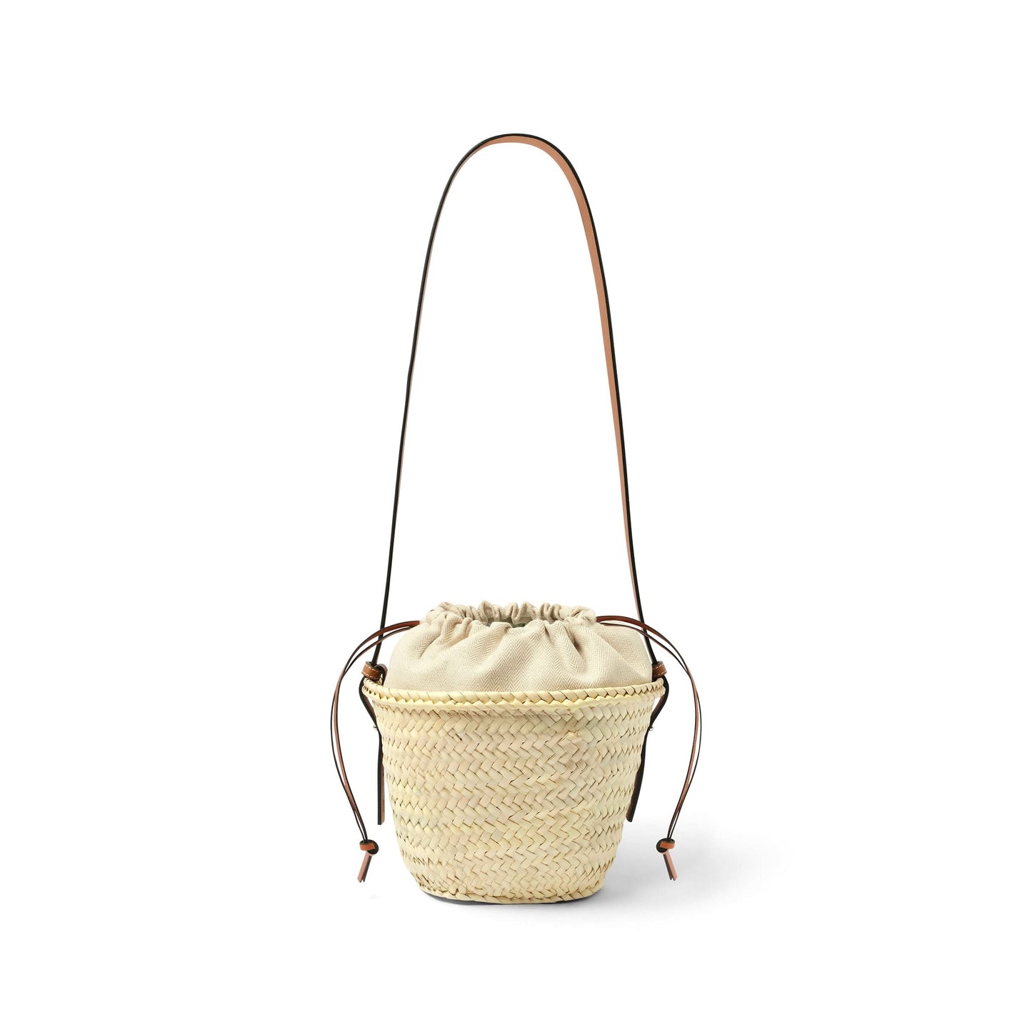 Classic Drawstring Bucket in Natural/Tan