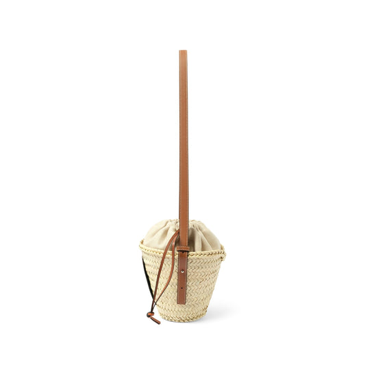 Classic Drawstring Bucket in Natural/Tan