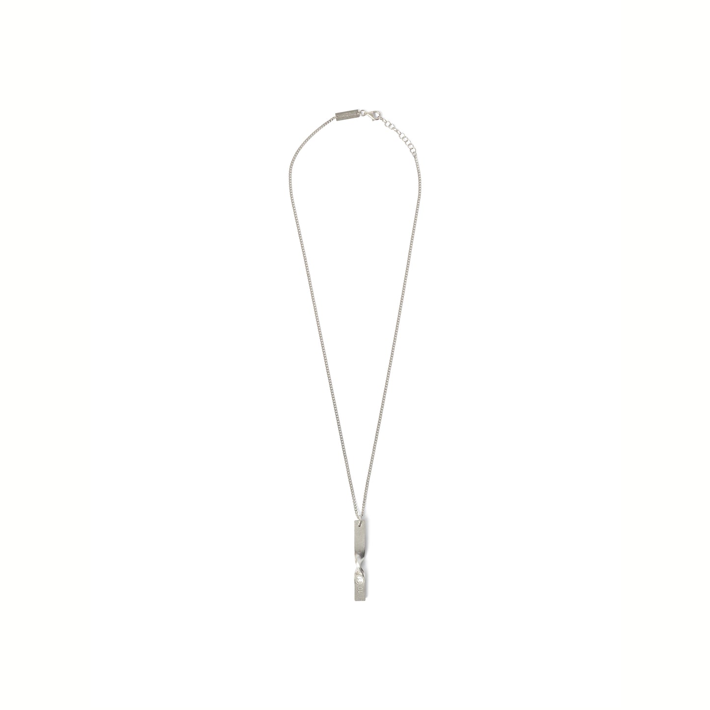 Twist Necklace in Palladio Semi Polished Plating