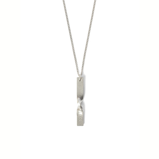 Twist Necklace in Palladio Semi Polished Plating