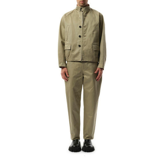 Cotton Chino Jacket in Beige