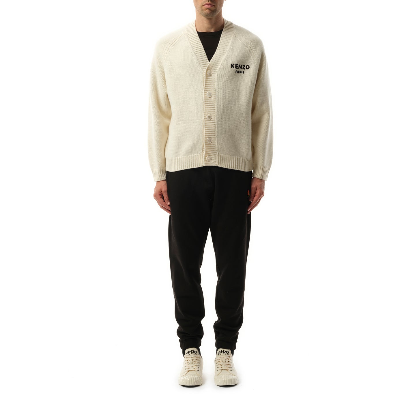 Kenzo Pop Cardigan in Off White