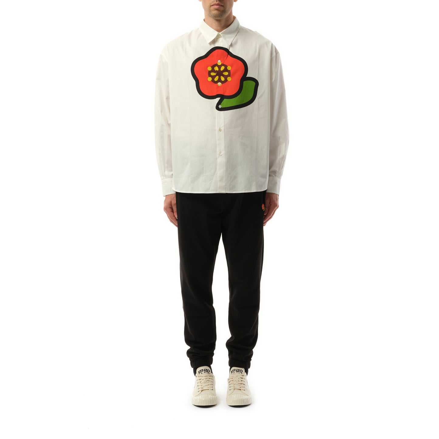 Kenzo Pop Casual Shirt in White