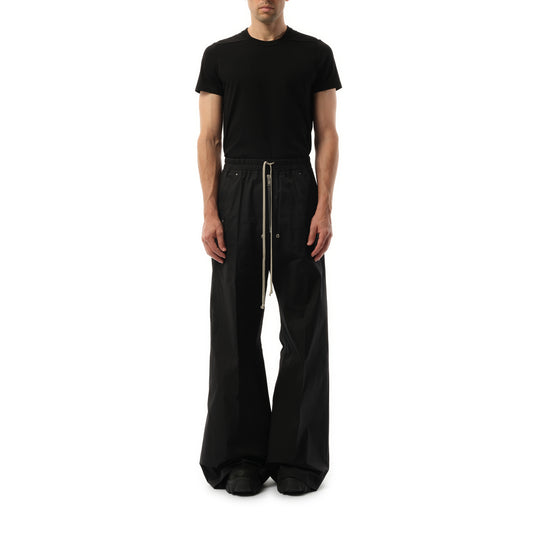 Heavy Cotton Wide Bela Pants in Black