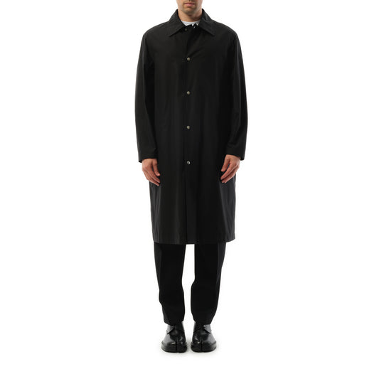 Jil Sander Logo Parka in Black