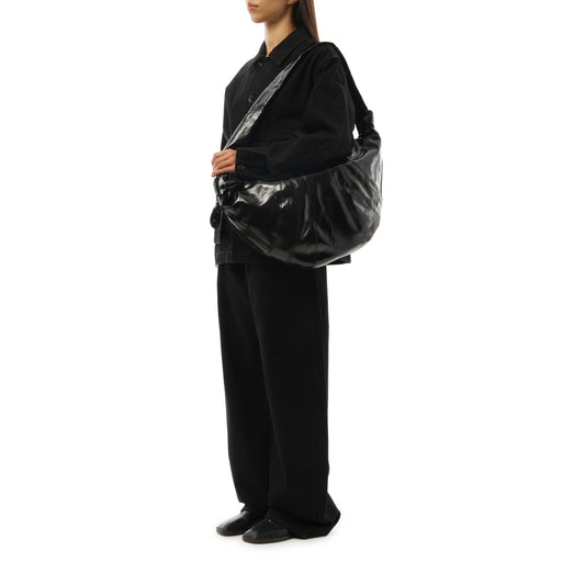 Large Croissant Bag in Black