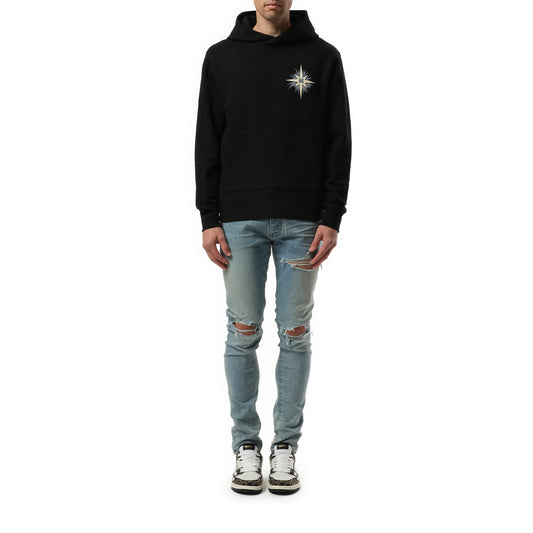 Amiri Starburst Hoodie in Black