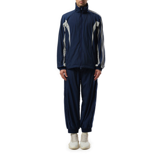 3 Stripe Nylon Jacket in Dark Blue