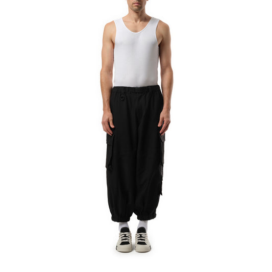 Sports Cargo Pants in Black