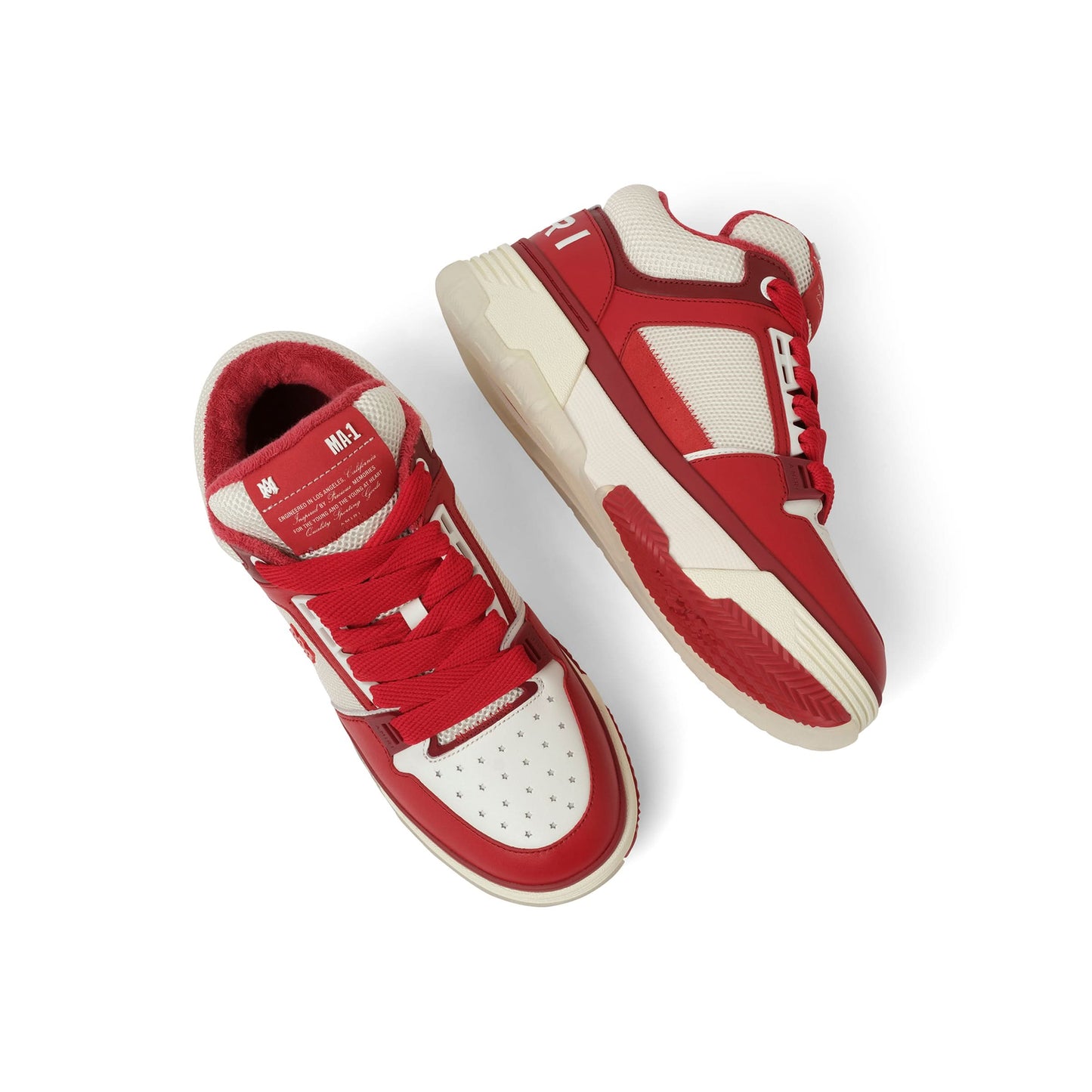 MA-1 Sneaker in Alabaster/Red