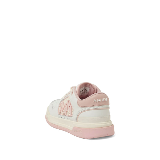 Classic Low Sneaker in White/Pink