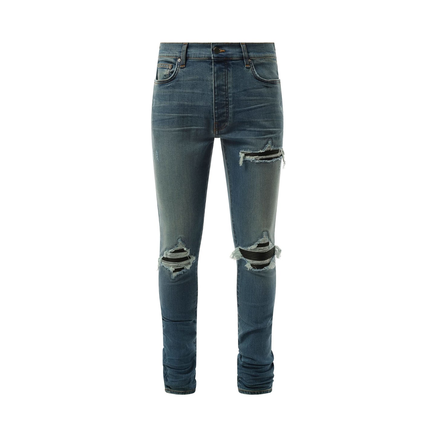 MX1 Distressed Jeans in Dark Indigo