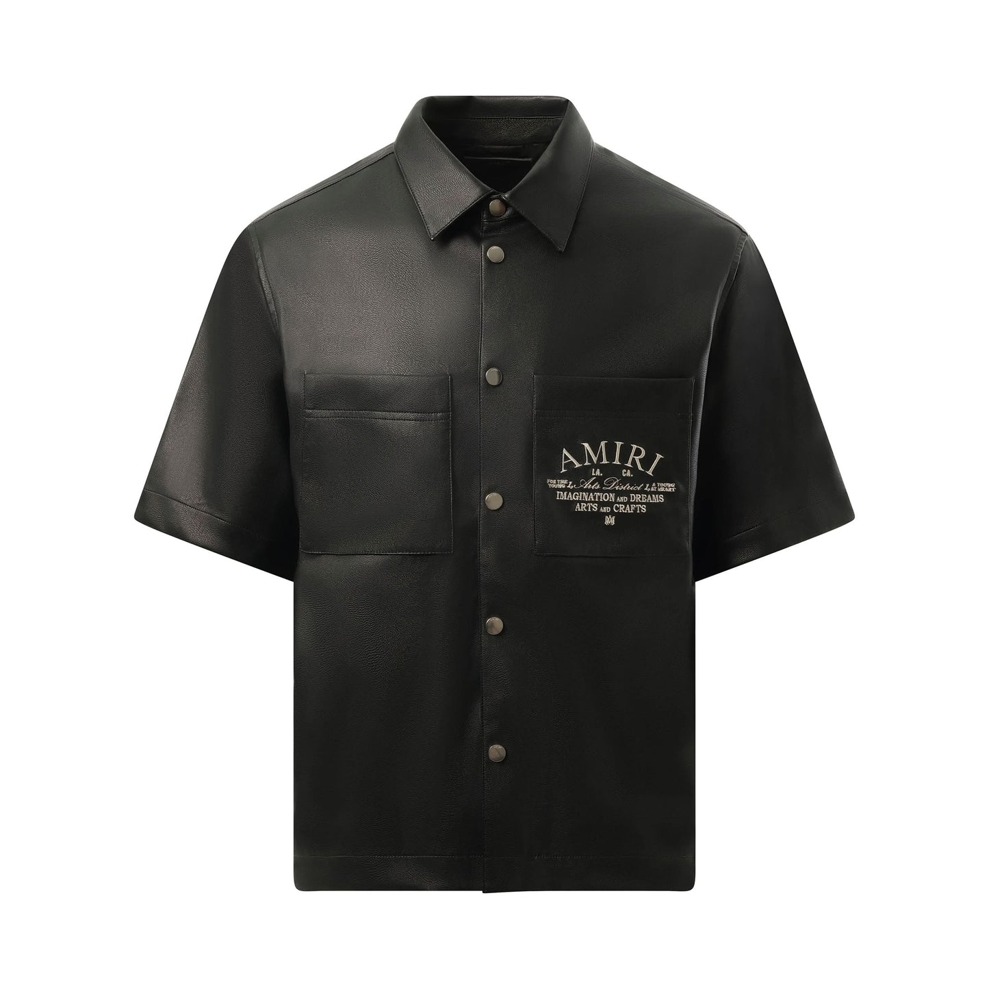 Amiri Arts District Camp Shirt in Black