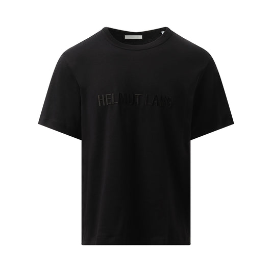 Logo Embroidered T-Shirt in Black