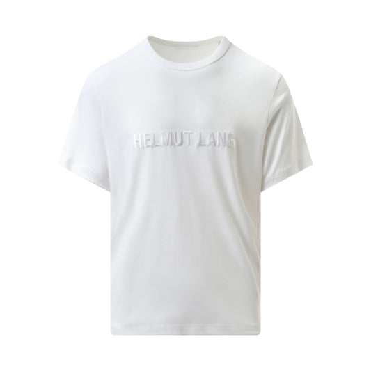 Logo Embroidered T-Shirt in White