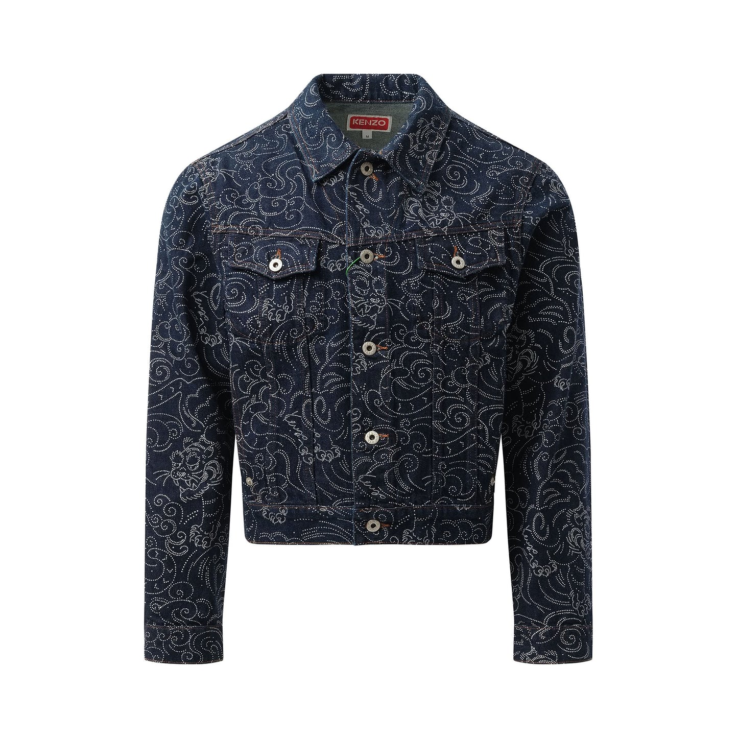 Star Tiger Denim Trucker Jacket in Blue