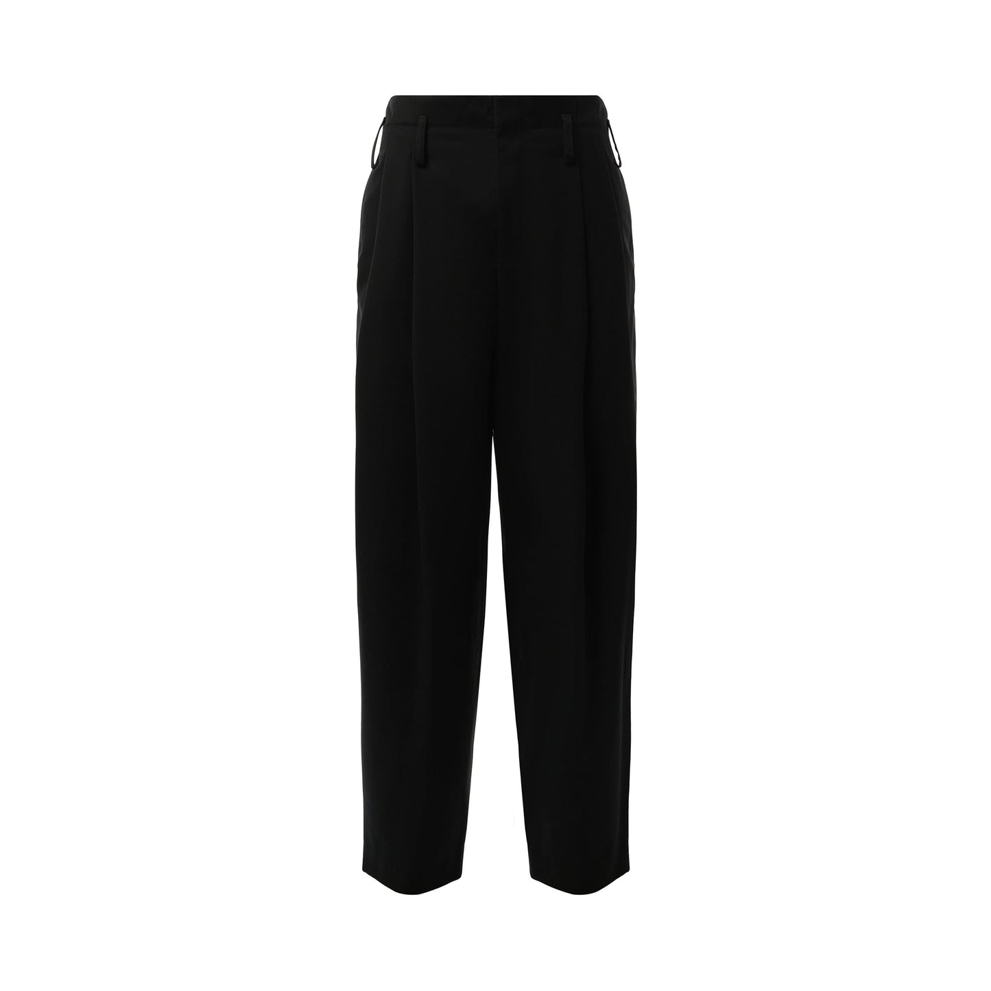 Relaxed School Boy Pants in Black