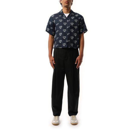 CVD Hawaiian Shirt in Midnight Blue