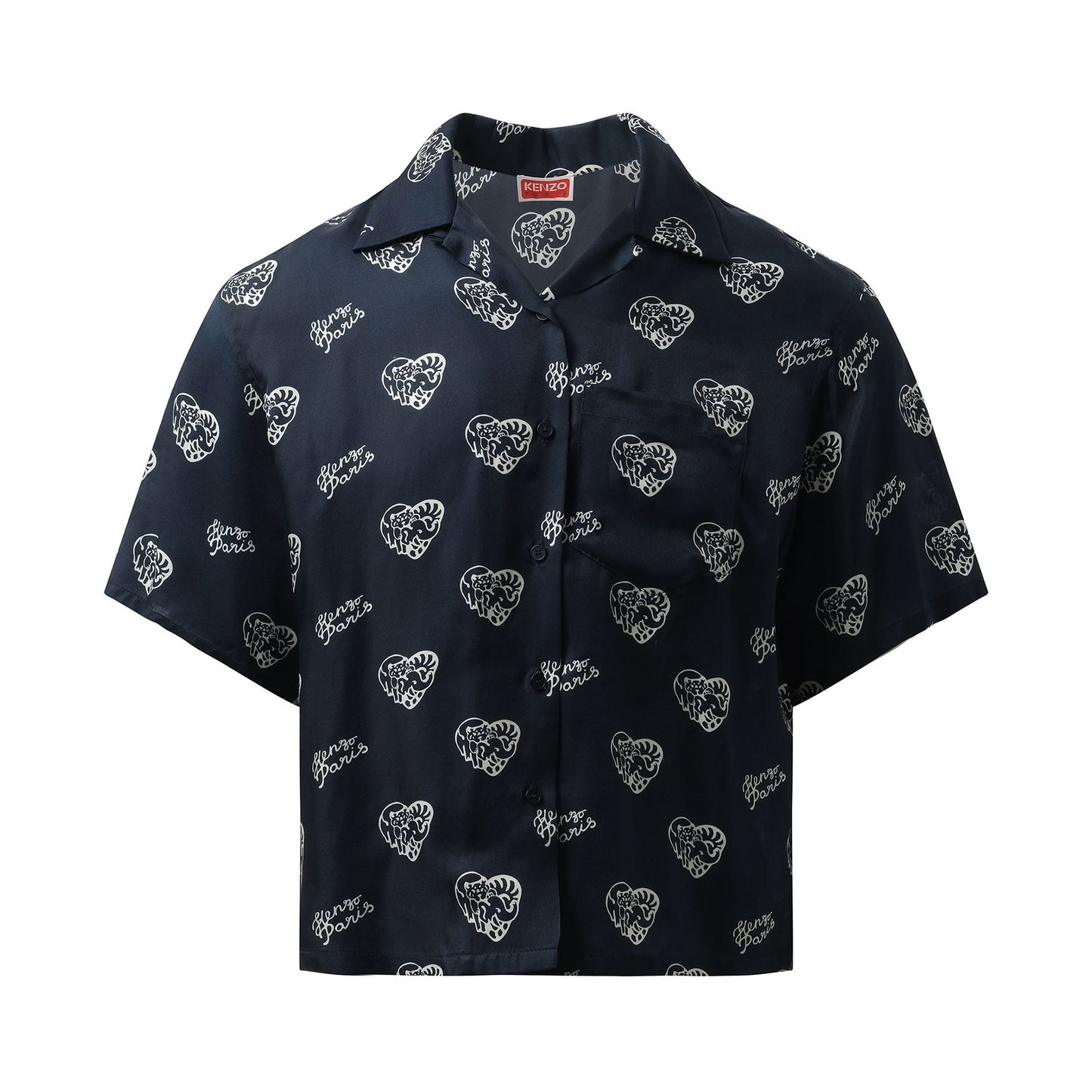 CVD Hawaiian Shirt in Midnight Blue