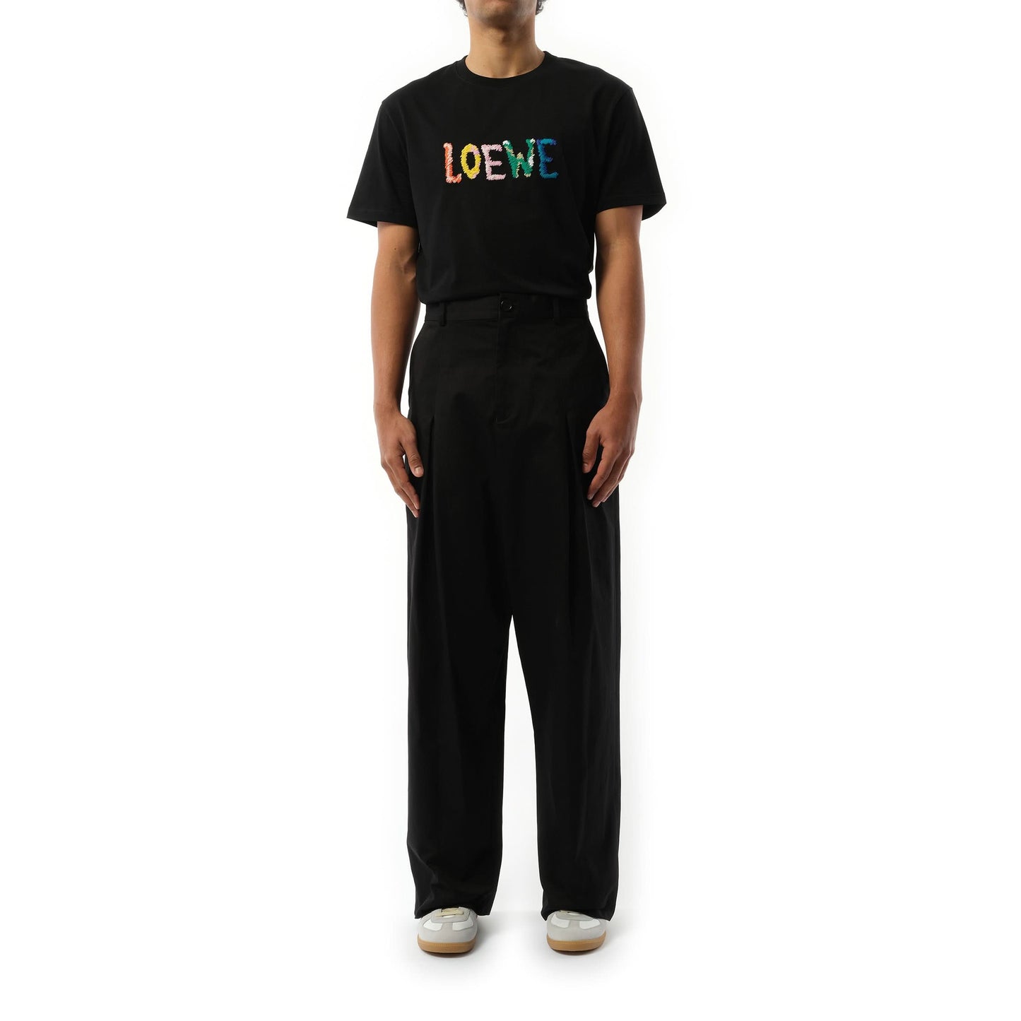 Low Crotch Trouser in Black