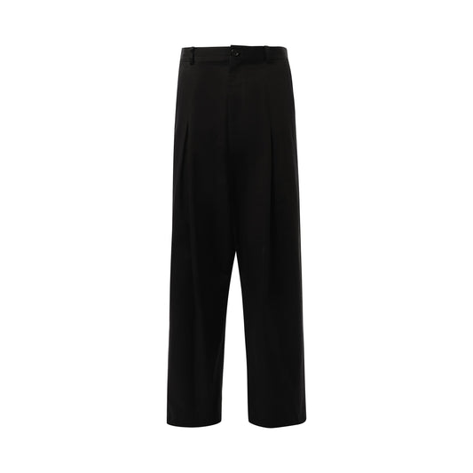 Low Crotch Trouser in Black