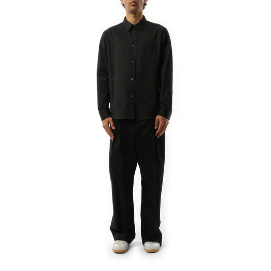 Anagram Pocket Shirt in Black