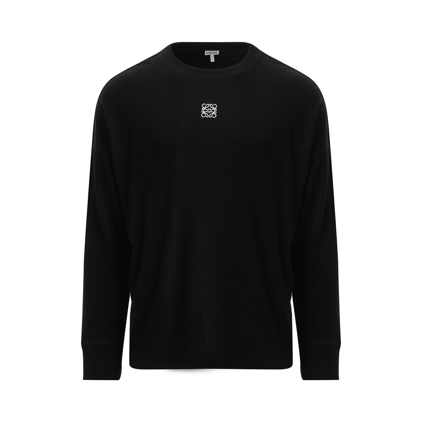 Long Sleeve Anagram T-Shirt in Black