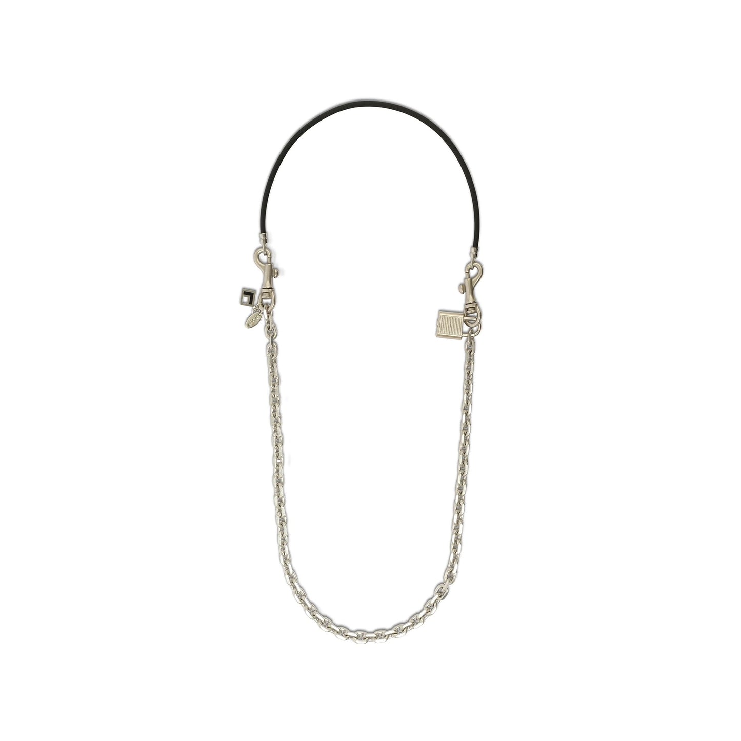 Magnetic Chain Necklace in Silver