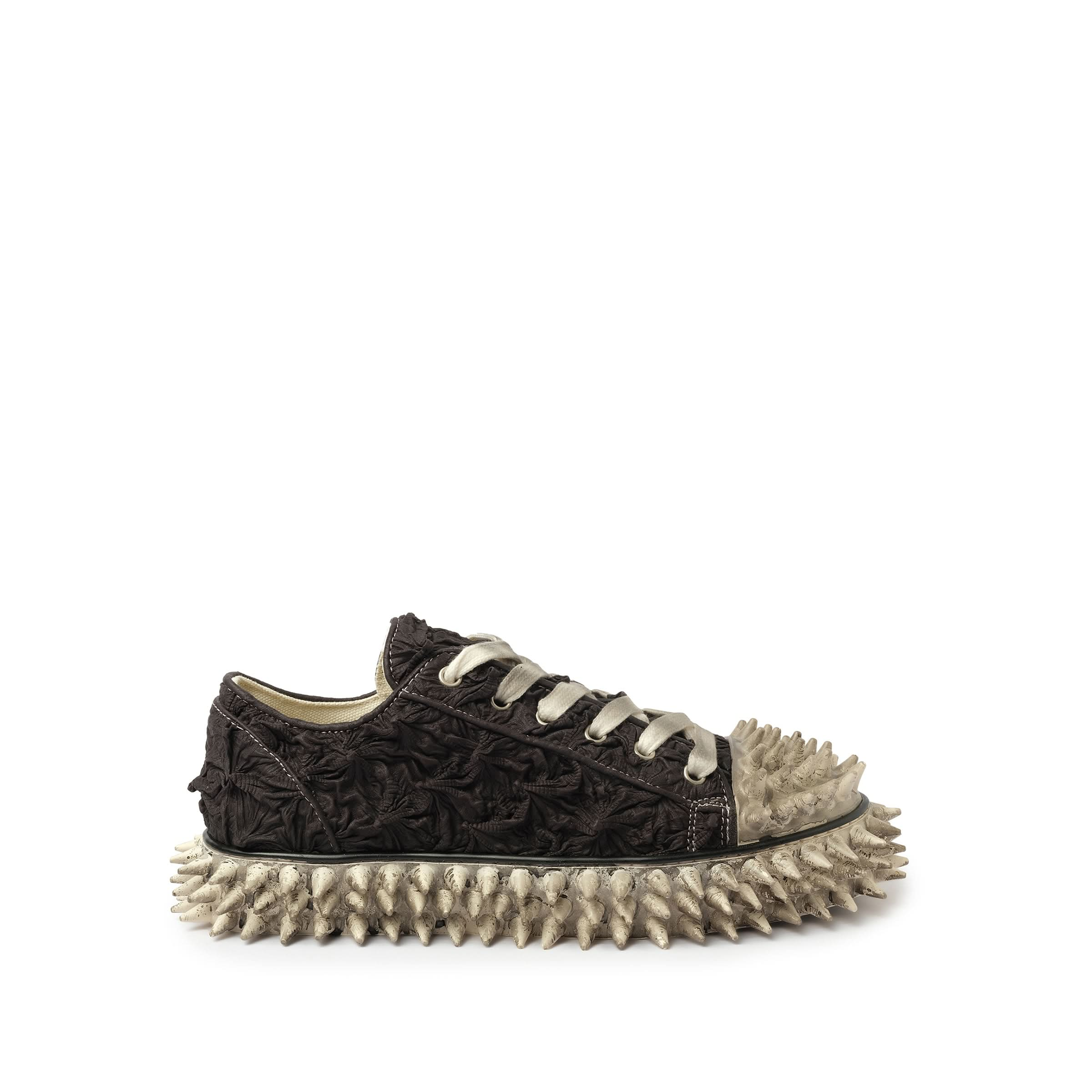 Porcupine Lace up Sneaker in Black